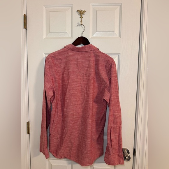 Volcom Long Sleeve Button-Up Shirt size XL red - Picture 4 of 4